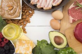 Produk untuk diet keto